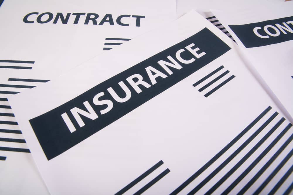 Insurance and contract paperwork