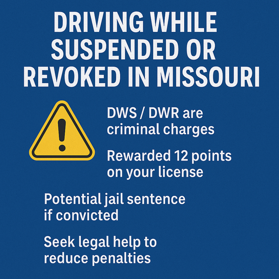 Dws Dwr Driving Whilw Suspended Revoked